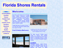 Tablet Screenshot of floridashoresrentals.com